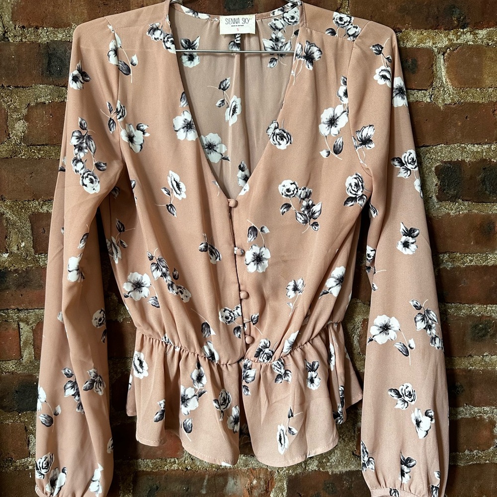 Pink blouse